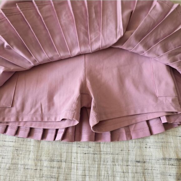 Head Mauve Pleated Tennis Skirt - Picture 3 of 4